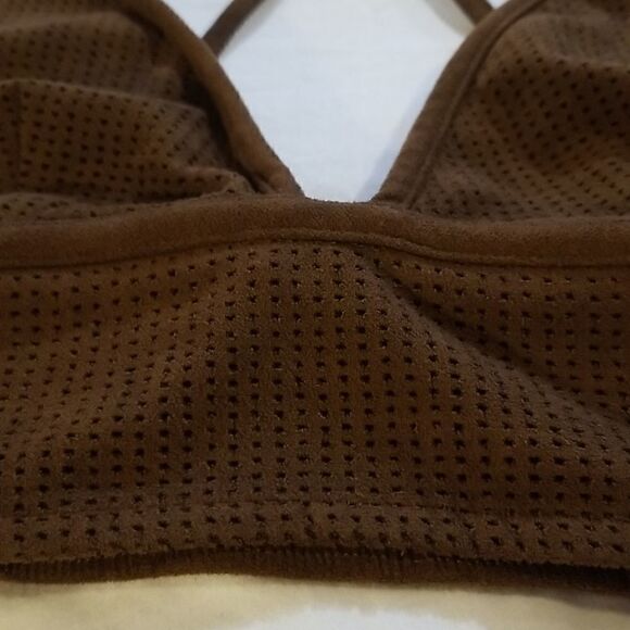 forever 21 going out crop top brown - Picture 2 of 7